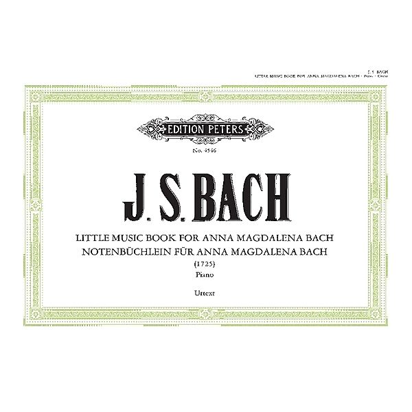 Notenbüchlein für Anna Magdalena Bach, für Klavier, Johann Sebastian Bach