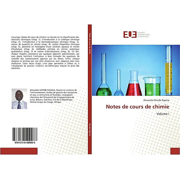 Notes de cours de chimie, Alexandre Mwabi Ngama