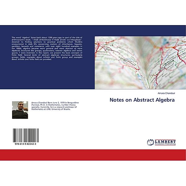 Notes on Abstract Algebra, Amara Chandoul
