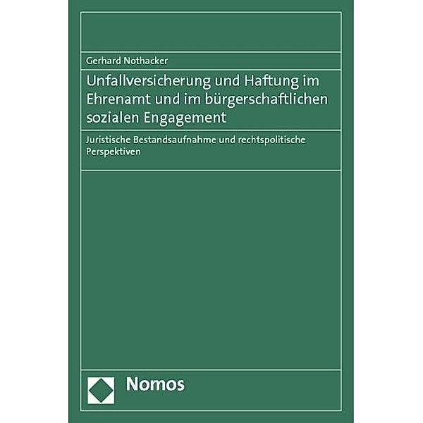 Nothacker, G: Unfallversicherung und Haftung im Ehrenamt und, Gerhard Nothacker