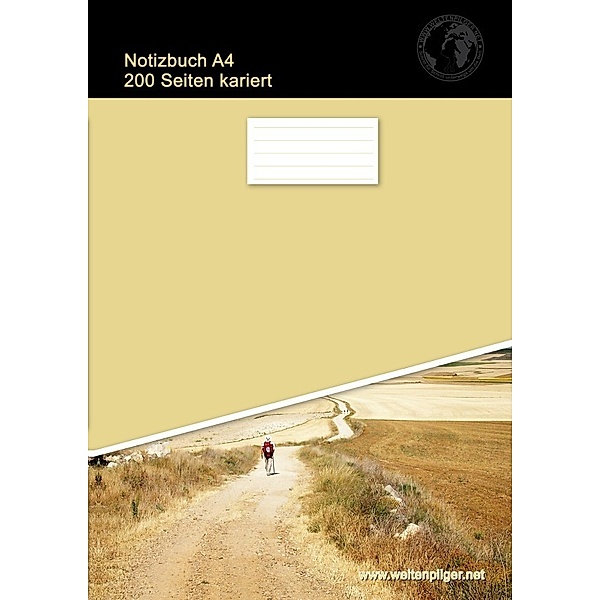 Notizbuch A4 200 Seiten kariert (Softcover Khaki), Christian Brondke