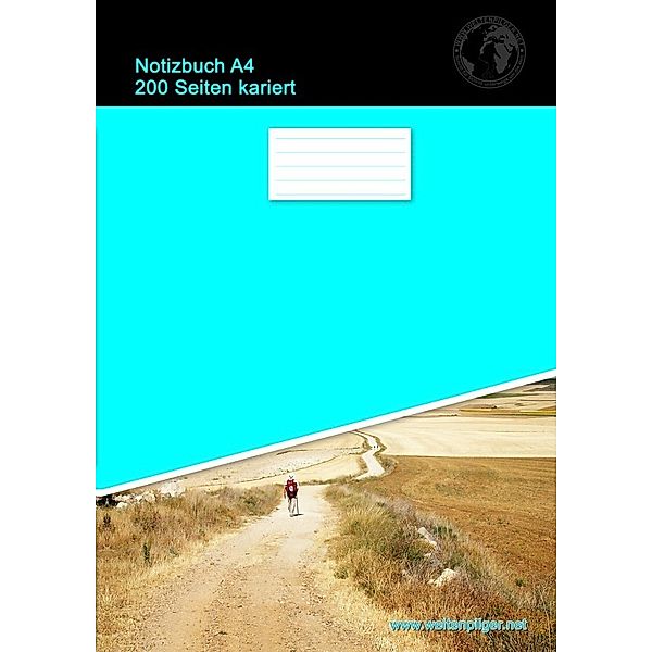 Notizbuch A4 200 Seiten kariert (Softcover Türkis), Christian Brondke