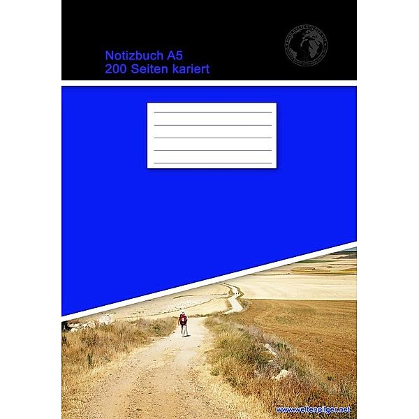 Notizbuch A5 200 Seiten kariert (Softcover Blau), Christian Brondke