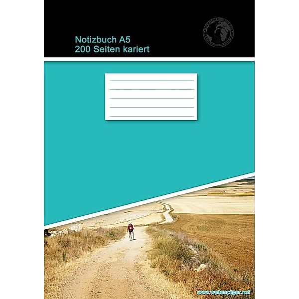 Notizbuch A5 200 Seiten kariert (Softcover Petrol), Christian Brondke