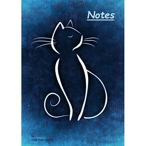 Notizbuch A5 dotted [Cat - Katze] Softcover von Daily Paper Design | 80 Seiten | als Tagebuch, Bullet Journal, Notizheft | FSC-zertifiziert & aus nachhaltiger und umweltschonender Forstwirtschaft, Daily Paper Design