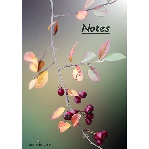 Notizbuch A5 dotted [Rose Hip - Hagebutte] Softcover von Daily Paper Design | 80 Seiten | als Tagebuch, Bullet Journal, Notizheft | FSC-zertifiziert & aus nachhaltiger und umweltschonender Forstwirtschaft, Daily Paper Design