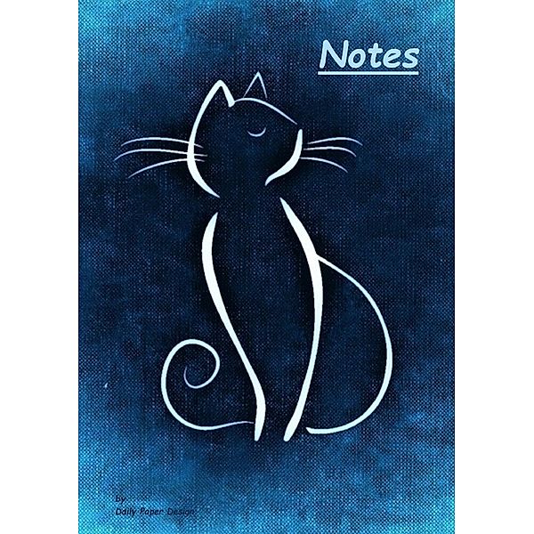 Notizbuch A5 liniert [Cat - Katze] Softcover von Daily Paper Design | 80 Seiten | als Tagebuch, Bullet Journal, Notizheft | FSC-zertifiziert & aus nachhaltiger und umweltschonender Forstwirtschaft, Daily Paper Design