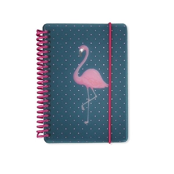 Notizbuch A6 PP Cover Flamingo