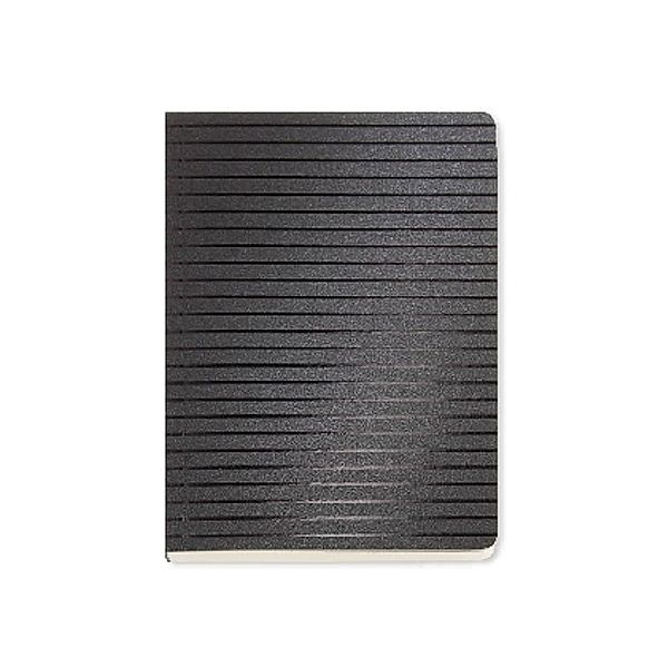 Notizbuch A6 Shimmer Fine Stripe - Onyx