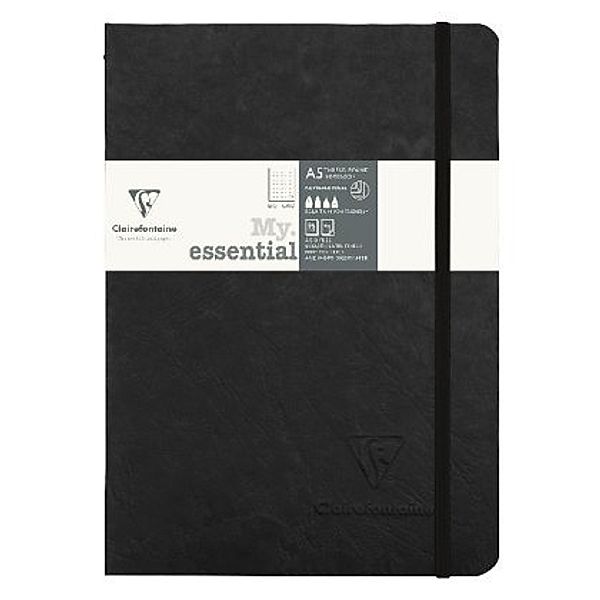 Notizbuch Age Bag My.Essential A5 96 Blatt dot-linierteatur, Schwarz