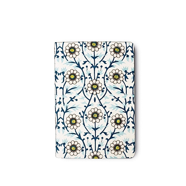 Notizbuch bestickt, Design Blüten
