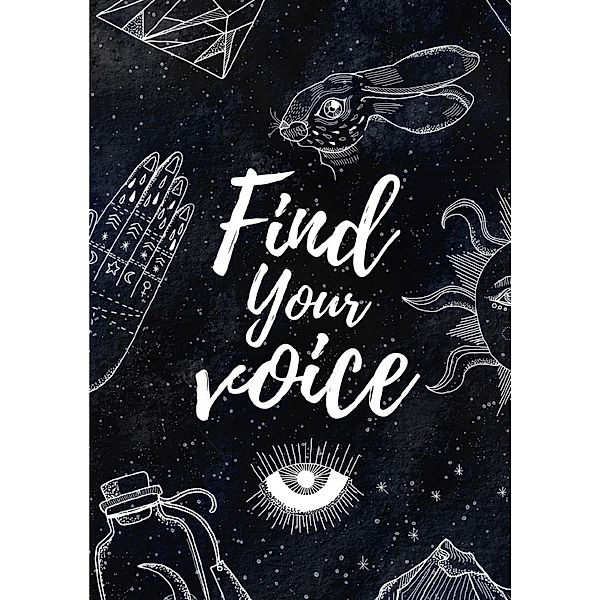 Notizbuch, Bullet Journal, Journal, Planer, Tagebuch Find your Voice, Christin Scharte