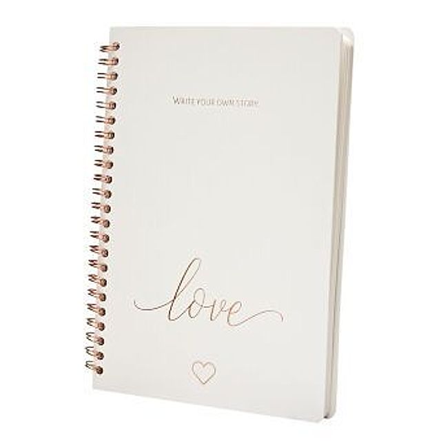 Notizbuch DIN A5 - Love - roségoldfarbend Buch versandkostenfrei bei  Weltbild.at bestellen