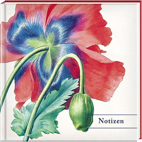 Notizbuch Mohn