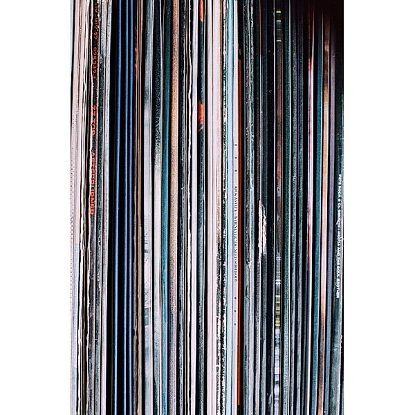 Notizbuch Retro Style Music Vinyl Oldschool Liniert Notebook Ruled, Lunata Publishing