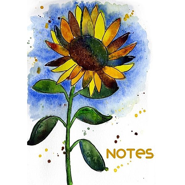 Notizbuch Sonnenblume, Christina Jenne