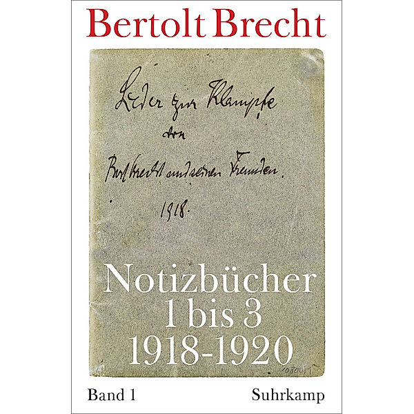 Notizbücher 1 bis 3 (1918-1920), Bertolt Brecht