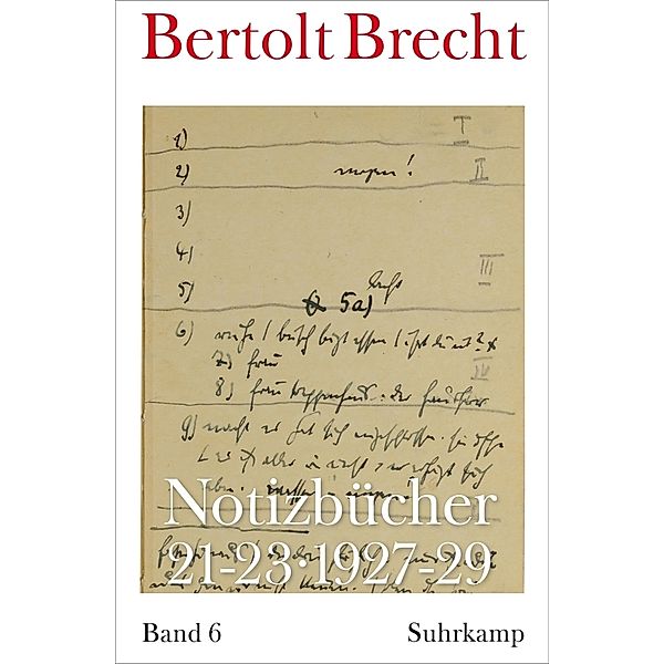 Notizbücher 21-23, Bertolt Brecht