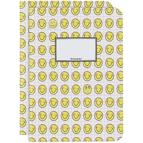 krima & isa Notizheft SMILEYS A5 2er-Set