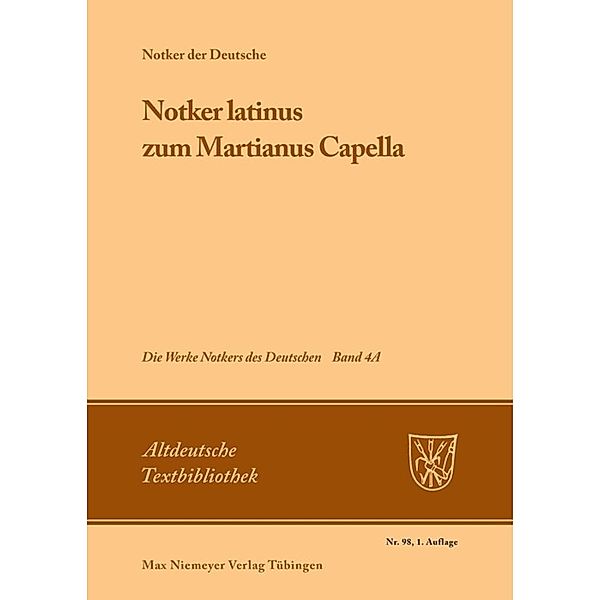 Notker latinus zum Martianus Capella, Notker der Deutsche