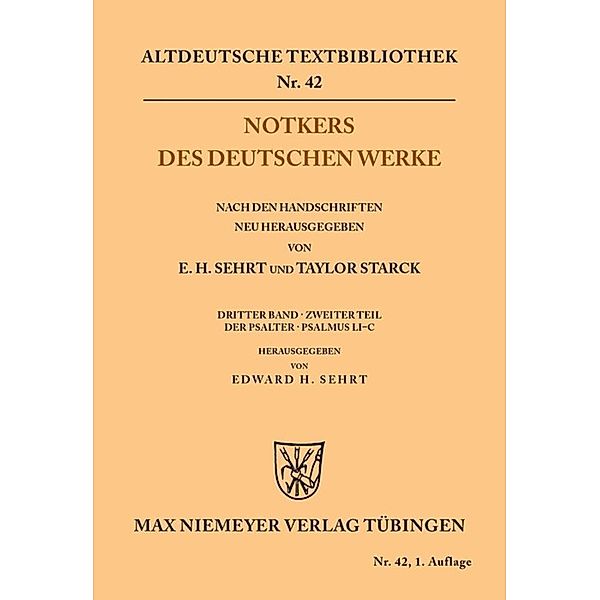 Notkers des Deutschen Werke