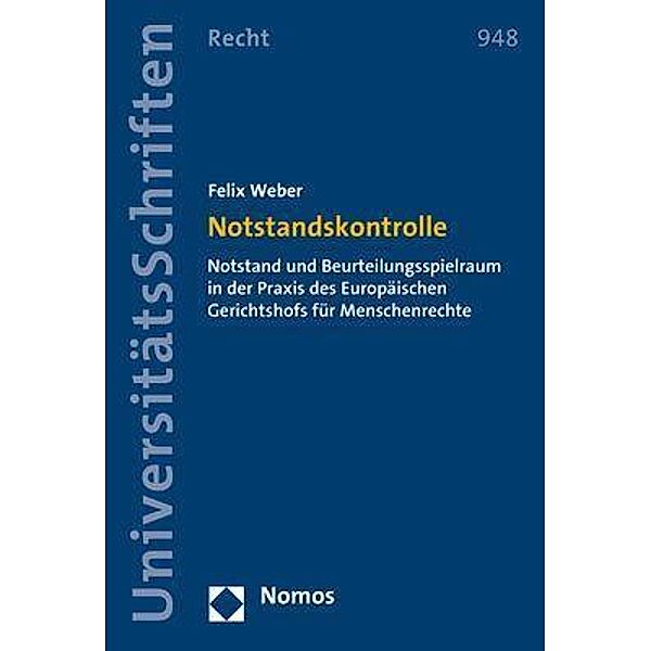 Notstandskontrolle, Felix Weber