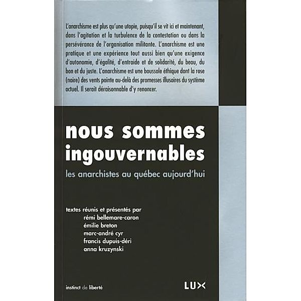 Nous sommes ingouvernables, Collectif