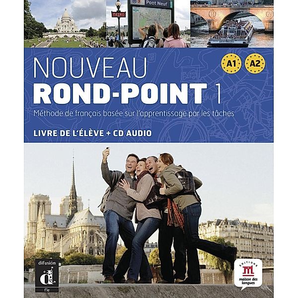 Nouveau Rond-Point: Bd.1 Livre de l' élève, m. Audio-CD