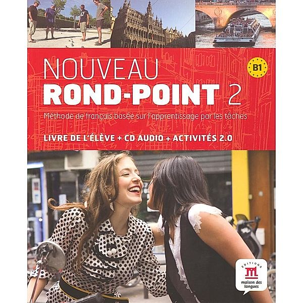 Nouveau Rond-Point: Bd.2 Nouveau Rond-Point - Livre de l' élève, m. Audio-CD