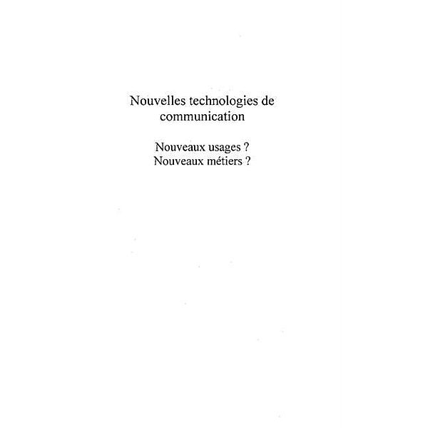 Nouvelles Technologies de Communication / Hors-collection, Daniel Thierry