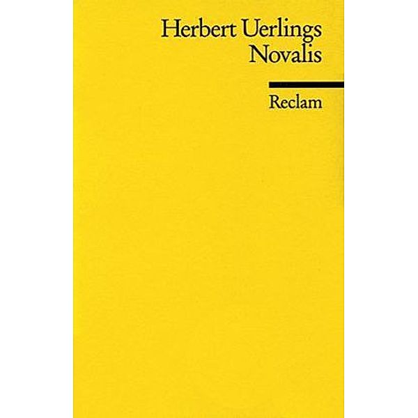 Novalis (Friedrich von Hardenberg), Herbert Uerlings