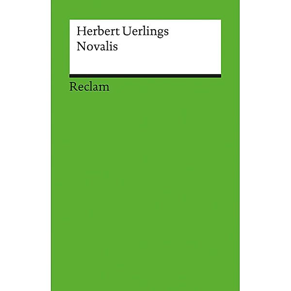 Novalis / Reclam Literaturstudium, Herbert Uerlings