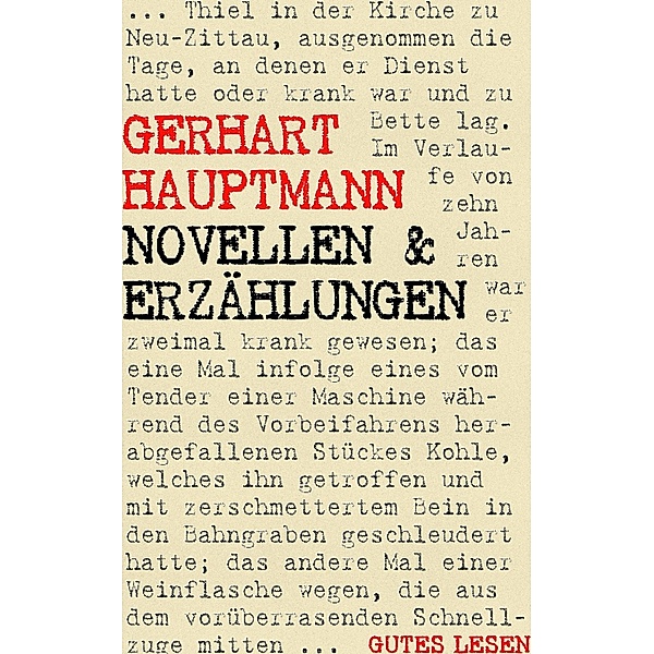 Novellen und Erzählungen, Gerhart Hauptmann