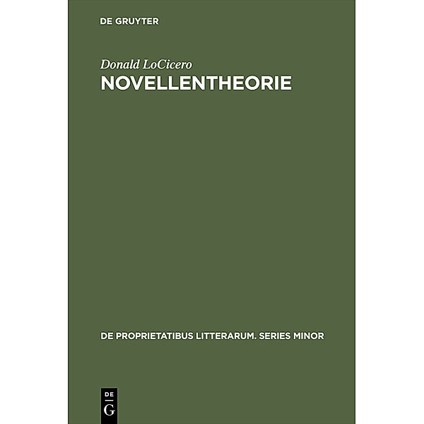 Novellentheorie, Donald LoCicero