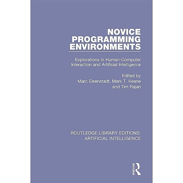 Novice Programming Environments