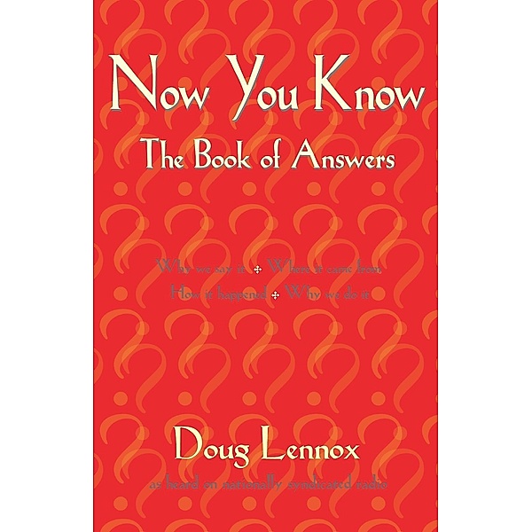 Now You Know / Now You Know Bd.1, Doug Lennox