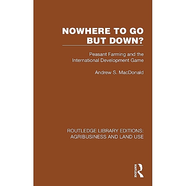 Nowhere To Go But Down?, Andrew S. MacDonald