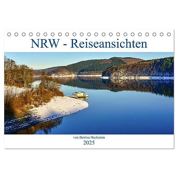 NRW - Reiseansichten (Tischkalender 2025 DIN A5 quer), CALVENDO Monatskalender, Calvendo, Bettina Hackstein