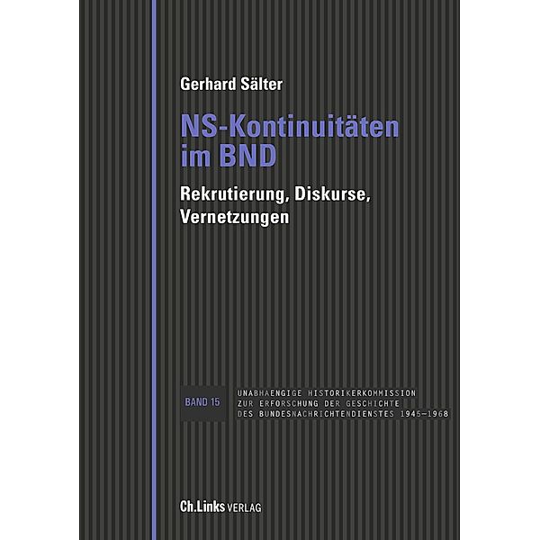 NS-Kontinuitäten im BND, Gerhard Sälter