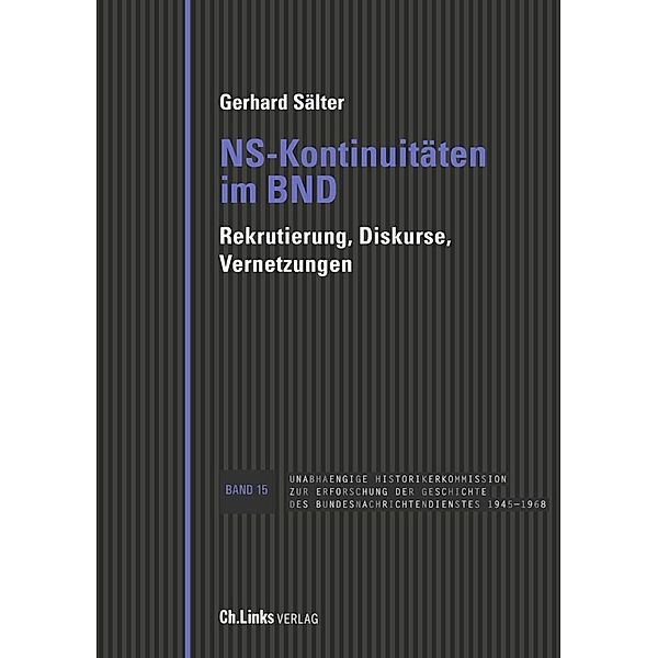 NS-Kontinuitäten im BND, Gerhard Sälter