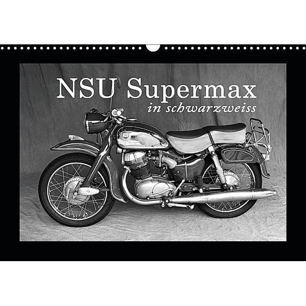 NSU Supermax in schwarzweiss (Wandkalender 2021 DIN A3 quer), Ingo Laue