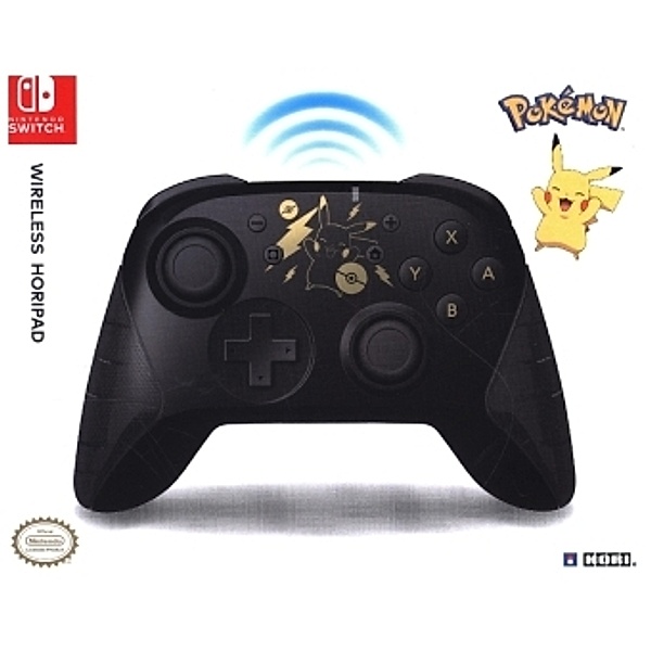 NSW Wireless Switch Controller Pikachu Black & Gold Edition