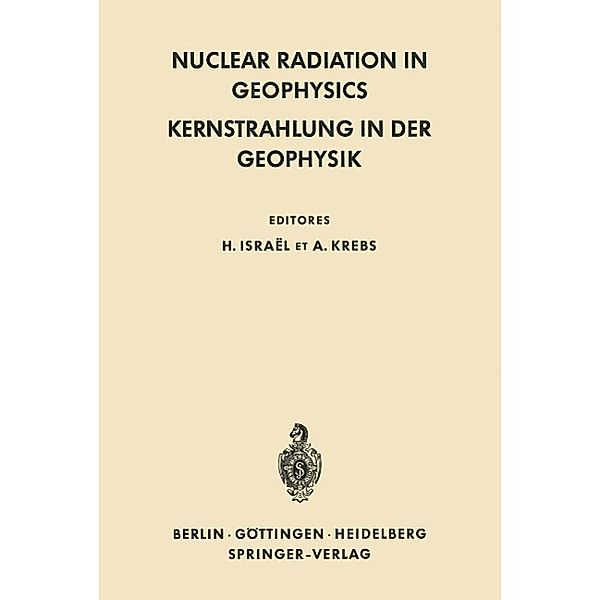 Nuclear Radiation in Geophysics / Kernstrahlung in der Geophysik