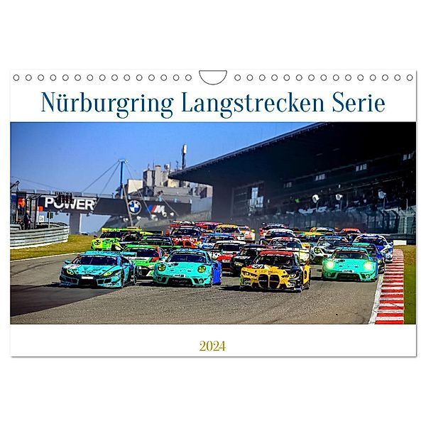 Nüburgring Langstrecken Serie 2024 (Wandkalender 2024 DIN A4 quer), CALVENDO Monatskalender, Felix Töllich