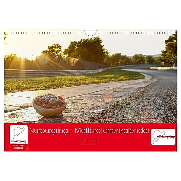 Nürburgring - Mettbrötchenkalender (Wandkalender 2024 DIN A4 quer), CALVENDO Monatskalender, Calvendo, Ann-Kathrin Nüchel