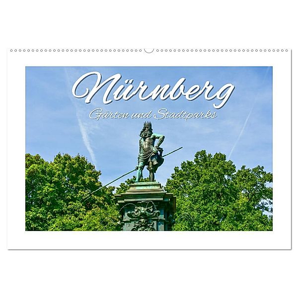 Nürnberg Gärten und Stadtparks (Wandkalender 2025 DIN A2 quer), CALVENDO Monatskalender, Calvendo, Bettina Hackstein