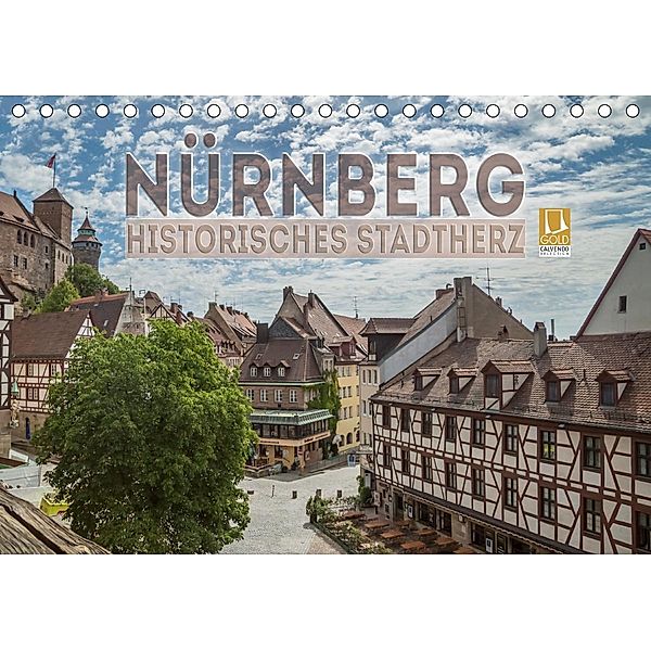 NÜRNBERG Historisches Stadtherz (Tischkalender 2020 DIN A5 quer), Melanie Viola