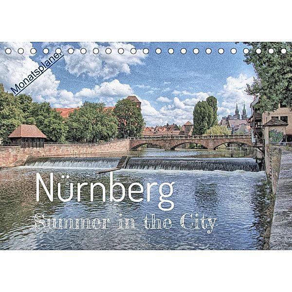 Nürnberg - Summer in the City (Tischkalender 2023 DIN A5 quer), Herbert Reinecke