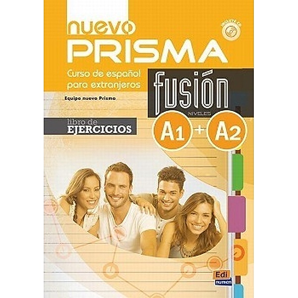 nuevo PRISMA Fusión A1+A2: Libro de ejercicios, m. Audio-CD