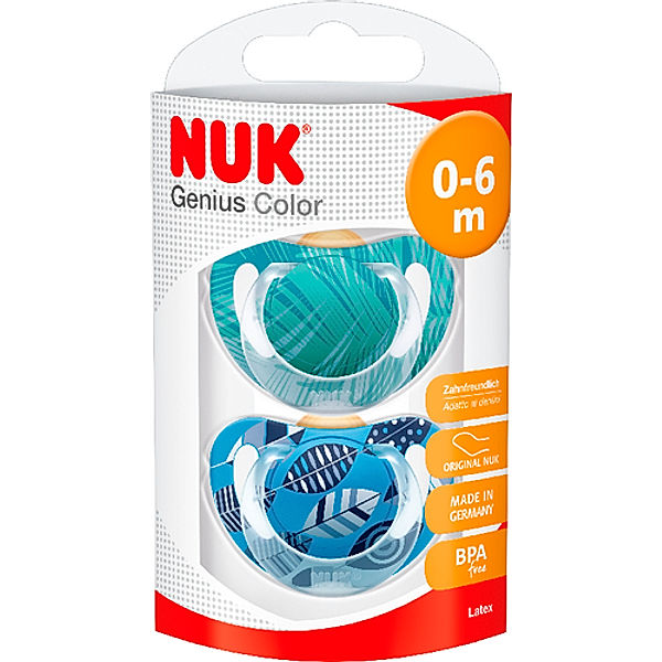 NUK BS GENIUS COLOR LATEX GR 1  2erBOX